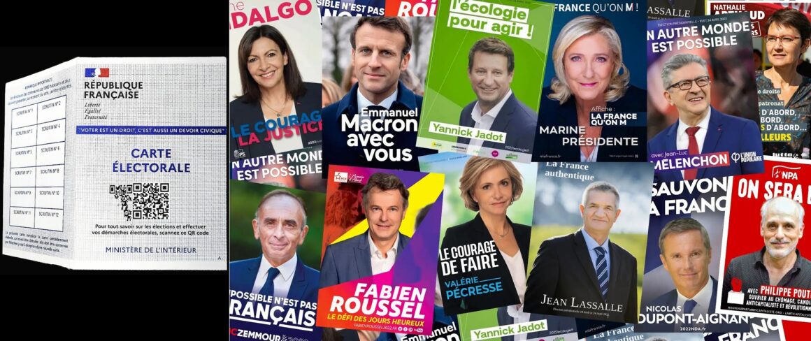 Affiche des 12 candidats à l'élection présidentielle 2022 Affiche des 12 candidats à l'élection présidentielle 2022