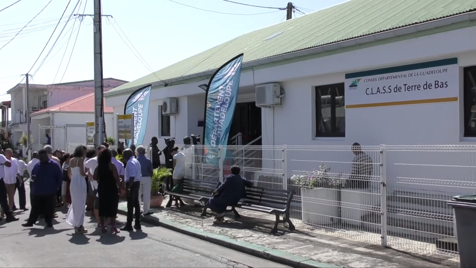 Inauguration du cabinet médical de de Terre-de-Bas le 3 février 2024.