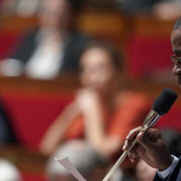 Député Liot de la troisième circonscription de Guadeloupe depuis 2017, Max Mathiasin ici à la tribune de l’Assemblée nationale en 2019. Député Liot de la troisième circonscription de Guadeloupe depuis 2017, Max Mathiasin ici à la tribune de l’Assemblée nationale en 2019.