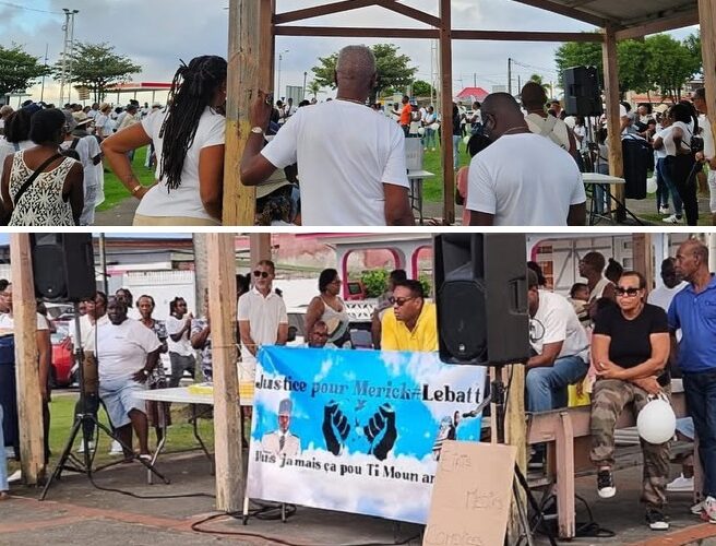 Ce samedi 23 novembre, près de 250 personnes se sont rassemblées au Moule pour une marche en mémoire de Merick Mathoré, jeune militaire guadeloupéen tué à Besançon.