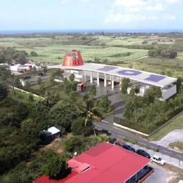 La maquette de la nouvelle caserne des pompiers à Grand-Bourg de Marie-Galante, a été dévoilée au public ce vendredi 21 février. Photo : MoMa architecture La maquette de la nouvelle caserne des pompiers à Grand-Bourg de Marie-Galante, a été dévoilée au public ce vendredi 21 février. Photo : MoMa architecture