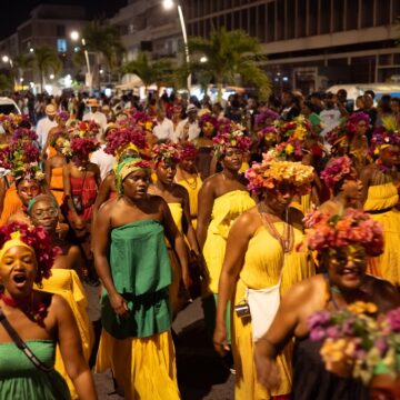 Photo d'illustration. Carnavaliers au Boulevard Légitimus à Pointe-à-Pitre.
