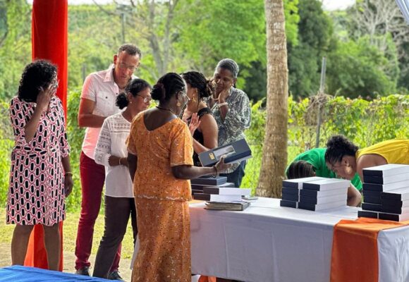 Cérémonie de remise de médailles aux agents de Capesterre-Belle-Eau, le 28 janvier 2026. Photo : Ville de Capesterre-Belle-Eau