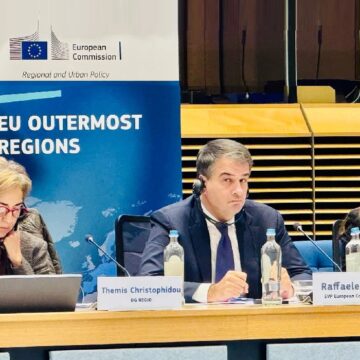 Forum des Régions ultrapériphériques de l’Europe, mardi 18 novembre 2025 à Bruxelles sous la présidence guadeloupéenne d’Ary Chalus. Photo : DR Forum des Régions ultrapériphériques de l’Europe, mardi 18 novembre 2025 à Bruxelles sous la présidence guadeloupéenne d’Ary Chalus. Photo : DR