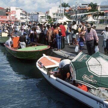 Photo d’illustration. Arrivée de pêcheurs sur les quais à Pointe-à-Pitre. Deya / Sipa